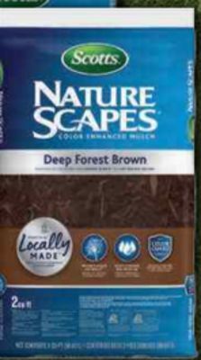 Ace Hardware Scotts nature scapes color enhanced mulch, 2 cu. ft. offer