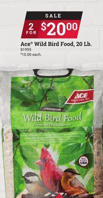 Ace Hardware Ace wild bird food, 20 lb. offer