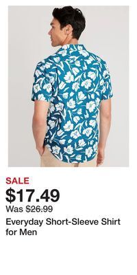 Old Navy Everyday short-sleeve shirt for men offer