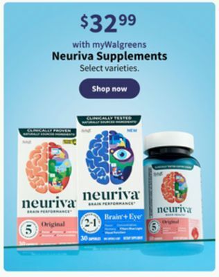 Walgreens Neuriva supplements offer