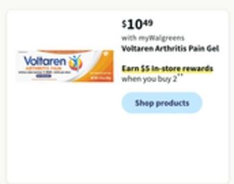 Walgreens Voltaren offer