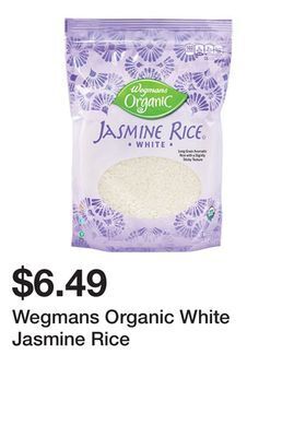Wegmans Wegmans organic white jasmine rice offer