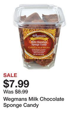 Wegmans Wegmans milk chocolate sponge candy offer