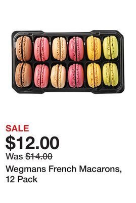 Wegmans Wegmans french macarons, 12 pack offer
