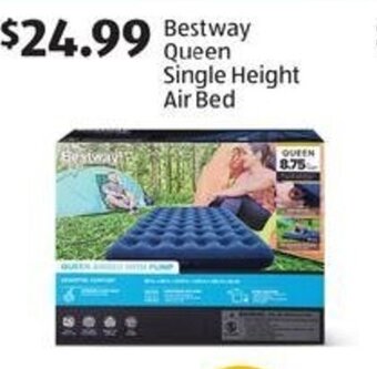 Aldi Bestway Queen Single Height Air Bed offer