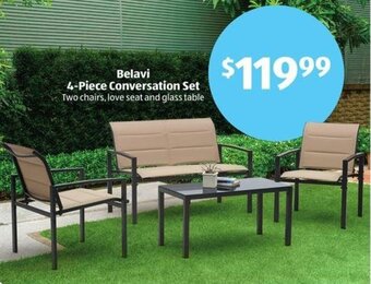 Aldi Belavi 4-Piece Conversation Set offer