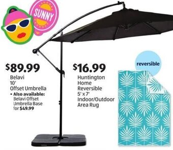 Aldi Belavi 10' Offset Umbrella offer