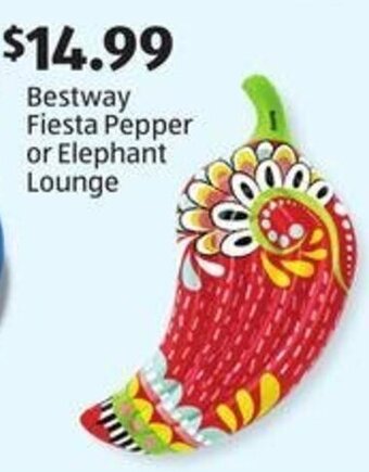 Aldi Bestway Fiesta Pepper or Elephant Lounge offer