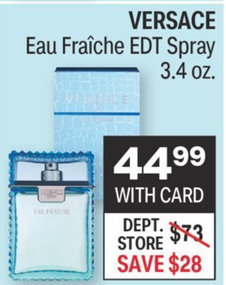 CVS Versace eau fraîche edt spray 3.4 oz. offer
