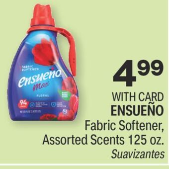 CVS Ensueño fabric softener, assorted scents 125 oz. offer