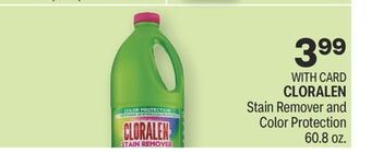 CVS Cloralen stain remover and color protection 60.8 oz. offer