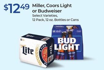 Rite Aid Miller, coors light or budweiser offer
