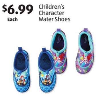 Aldi Children's character water shoes offer