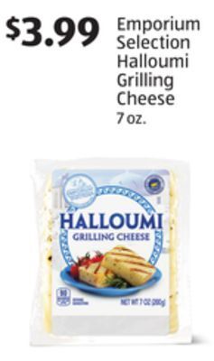 Aldi Emporium selection halloumi grilling cheese offer