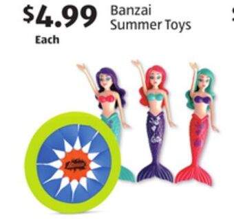 Aldi Banzai summer toys offer