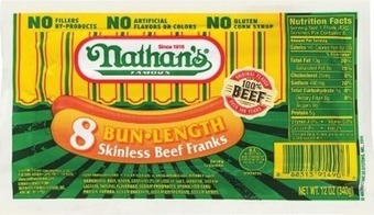 Kroger Nathan's beef franks offer