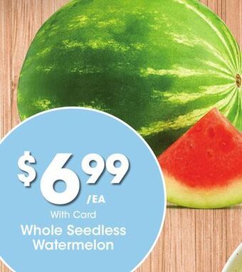 Kroger Whole seedless watermelon offer