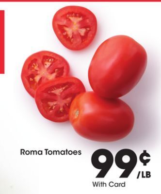 Kroger Roma tomatoes offer
