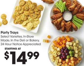 Kroger Party trays offer