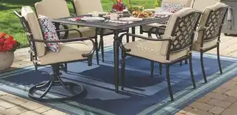 The Home Depot Hampton bay laurel oaks 7 pc patio dining set offer