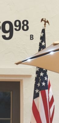 The Home Depot 3' x 5' u.s flag kit offer