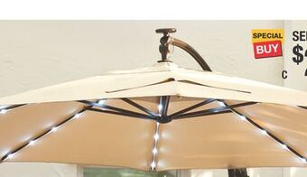 The Home Depot Hampton bay® 11' offset umbrella offer