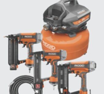 The Home Depot Ridgid 6-gallon compressor combo kit offer