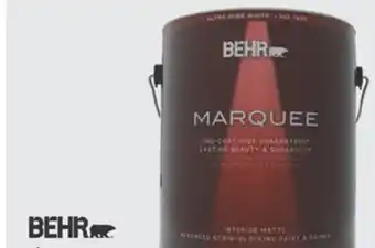 The Home Depot Behr marquee interior matte paint & primer offer