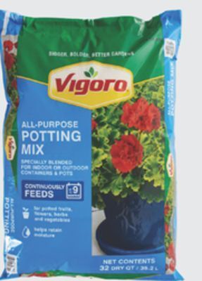 The Home Depot Vigoro® 32-quart all-purpose potting mix offer
