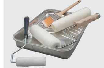 The Home Depot 8 pc. paint tray set offer