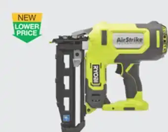 The Home Depot Ryobi one+™ airstrike™ 18v 16-gauge finish nailer offer