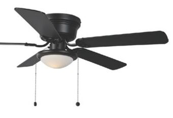 The Home Depot 52 hugger led ceiling fan offer