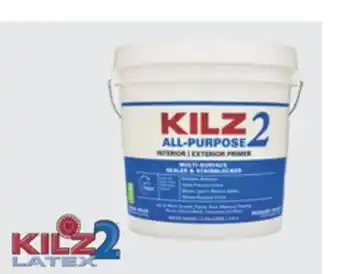 The Home Depot Kilz 2-gallon latex stainblocking primer & sealer offer