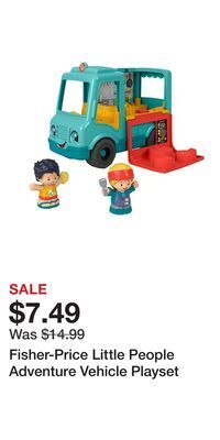 Kohl's Fisher-price little people adventure vehicle playset offer