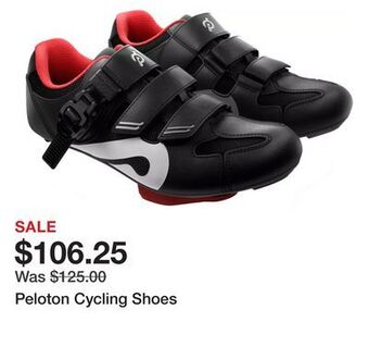 Dick's Sporting Goods Peloton cycling shoes offer