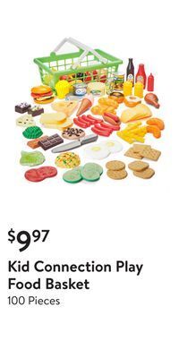 Walmart Kid connection play food basket offer