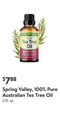 Walmart Spring valley, 100% pure australian tea tree oil offer