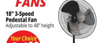 Ocean State Job Lot Penguin adjustable pedestal fan, 18 offer