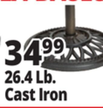 Ocean State Job Lot Cast iron patio umbrella base, 26 lbs offer
