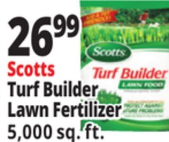 Ocean State Job Lot Scotts turf builder lawn food, 5,000 sq ft offer