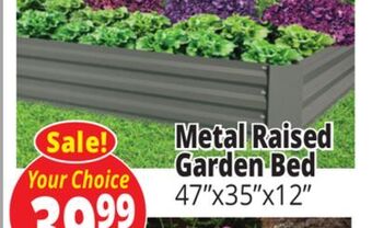 Ocean State Job Lot Metal raised garden bed offer