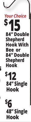 Ocean State Job Lot Shepherd hooks offer