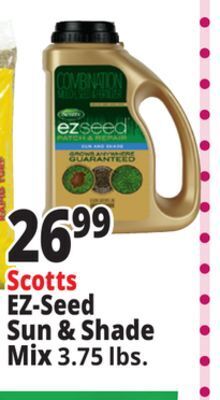 Ocean State Job Lot Scotts ez seed sun and shade patch and repair, 3.75 lbs offer