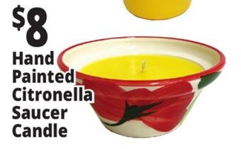 Ocean State Job Lot Citronella saucer candle offer