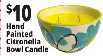 Ocean State Job Lot Citronella bowl candle offer