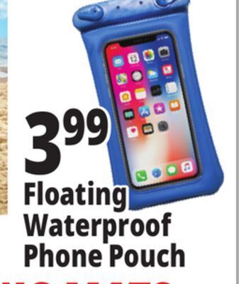 Ocean State Job Lot Techbunch universal waterproof phone pouch offer