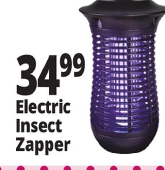 Ocean State Job Lot Outdoor living accents electric insect zapper with uv fluorescent lamp offer