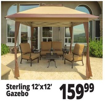 Ocean State Job Lot Sterling 12'x12' gazebo offer