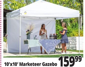 Ocean State Job Lot Marketeer 10'x10' one-touch pop-up gazebo offer