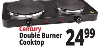 Ocean State Job Lot Century double burner cooktop offer